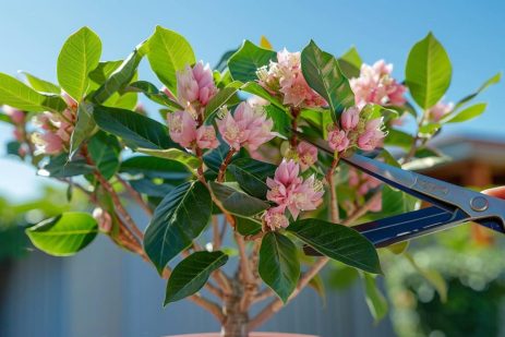 Taille du laurier rose en pot : conseils essentiels